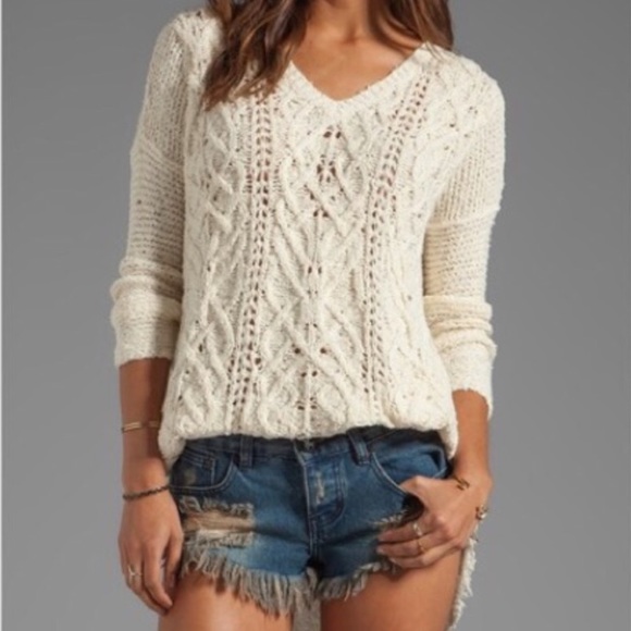 Free People Sweaters - FREE PEOPLE | Cross My Heart Pullover Sweater S